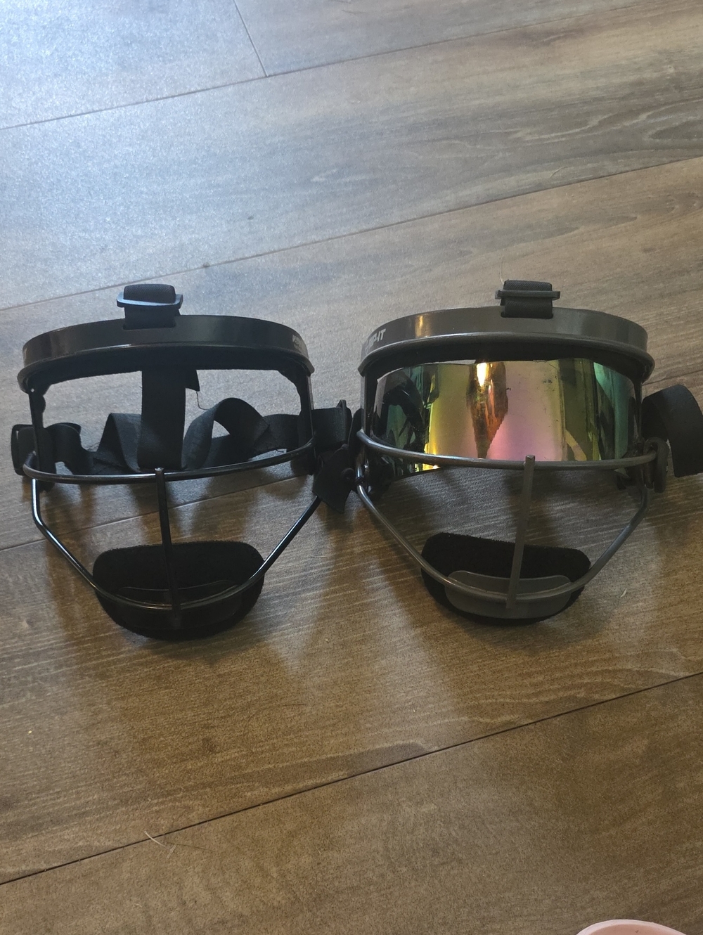 2 Kids Rip-It Face Masks One With Shoc Visor